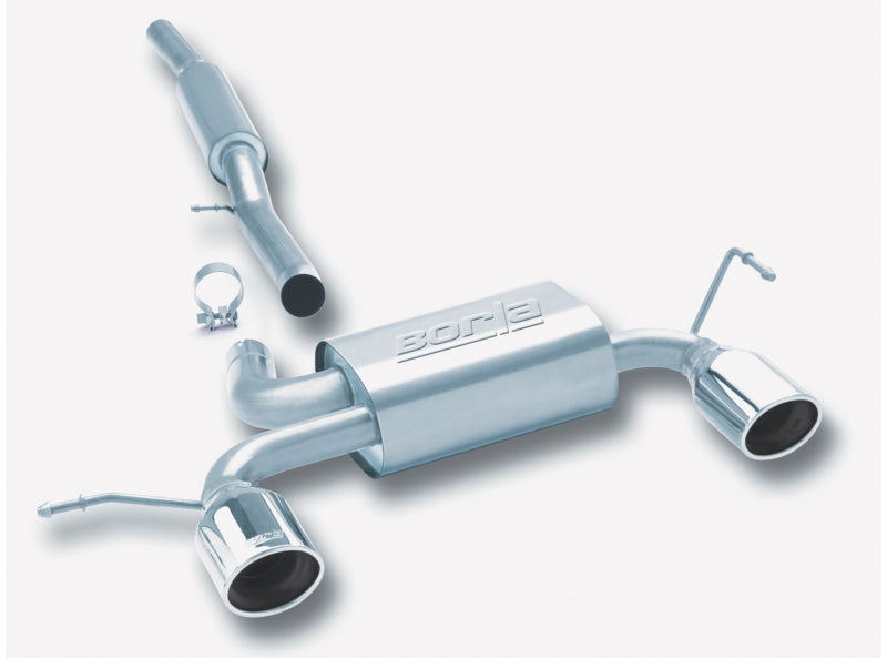 Borla, Borla 01-06 Audi TT Quattro 1.8T 225HP MT AWD 2dr Single Split Rear Exit SS Catback Exhaust