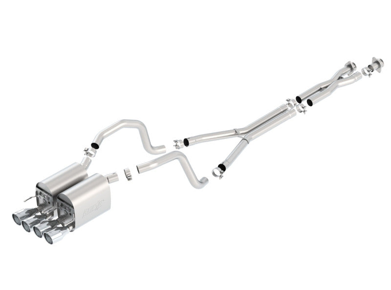 Borla, Borla 05-08 Chevrolet Corvette Coupe/Conv 6.0L/6.2L 8cyl 4spd/6spd RWD inS-Type IIin Catback Exhaust