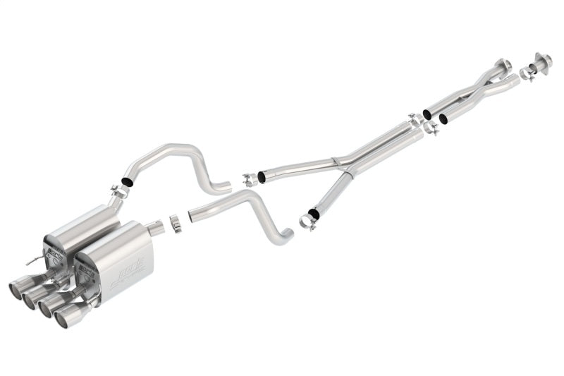 Borla, Borla 05-08 Chevrolet Corvette Coupe/Conv 6.0L/6.2L 8cyl 4spd/6spd RWD inS-Type IIin Catback Exhaust