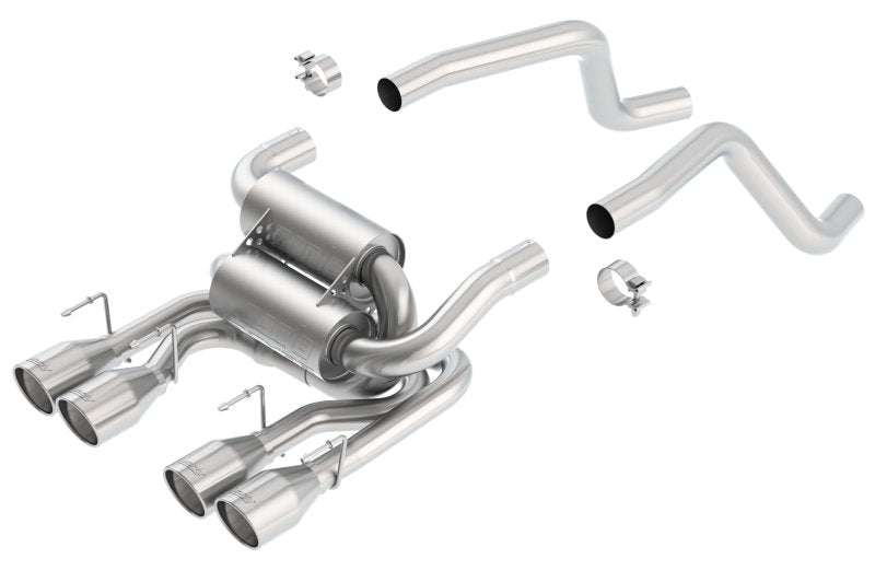 Borla, Borla 05-08 Corvette Convertible/Coupe 6.0L/6.2L 8cyl SS S-Type Exhaust (REAR SECTION ONLY)