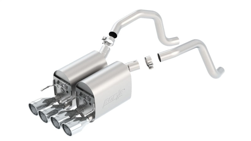 Borla, Borla 05-08 Corvette Coupe/Conv 6.0L/6.2L 8cyl 6spd RWD Touring SS Exhaust (rear section only)