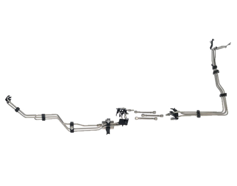 FINE LINES, Fits 99-04 GM 1500 Reg Cab V6 Complete Fuel Line Kit; Stainless-DFL0010SS